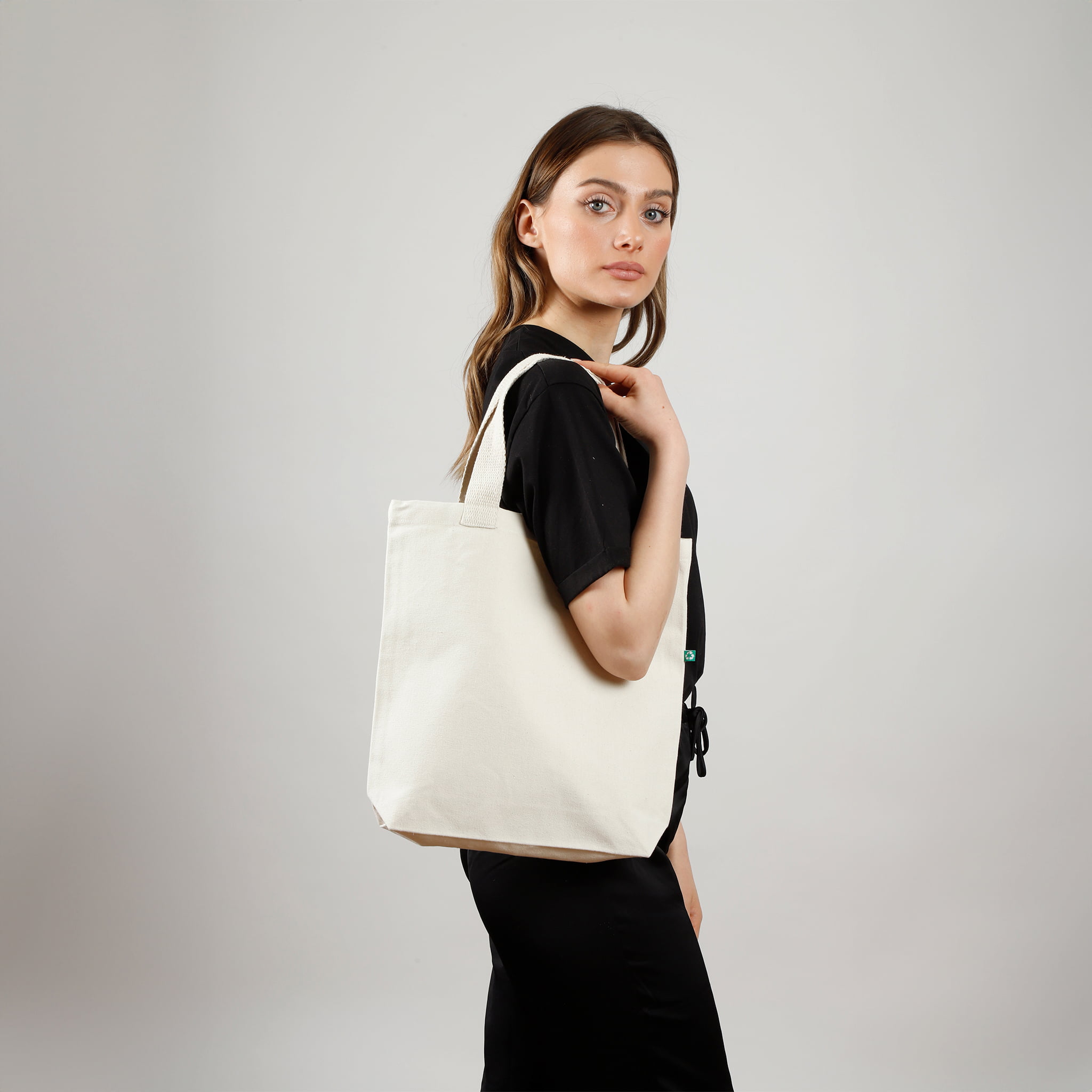 Recycled Canvas Trendy Essentials Tote Bag 18