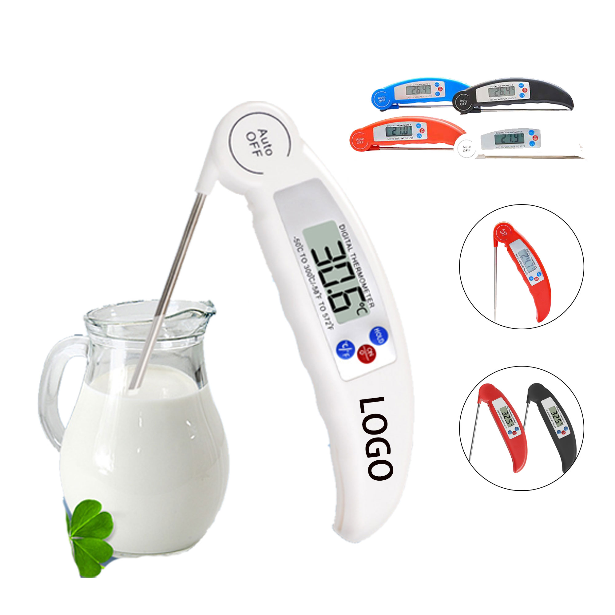 Foldable Waterproof Digital Thermometer 2