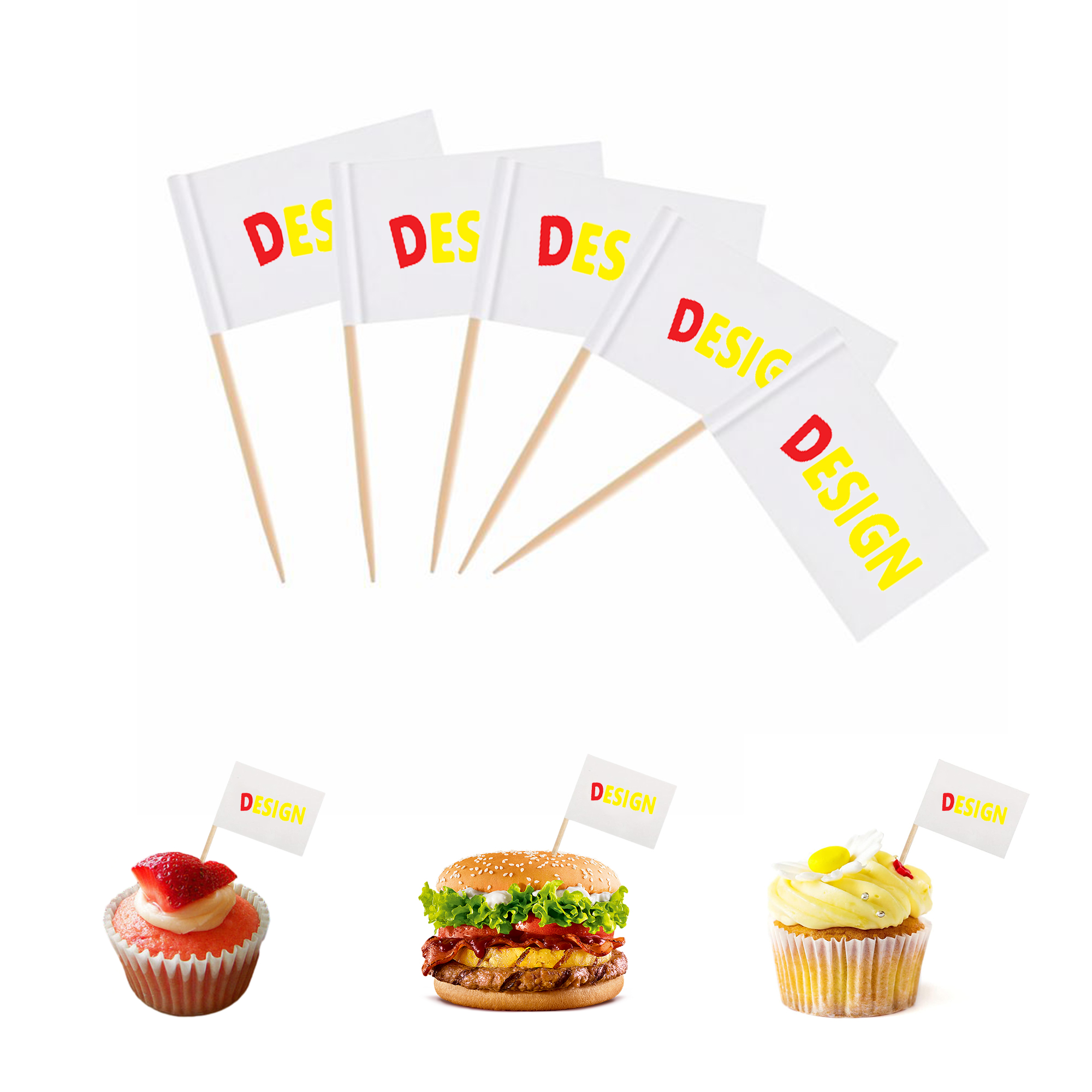 Full Color Custom Toothpick Flag 2