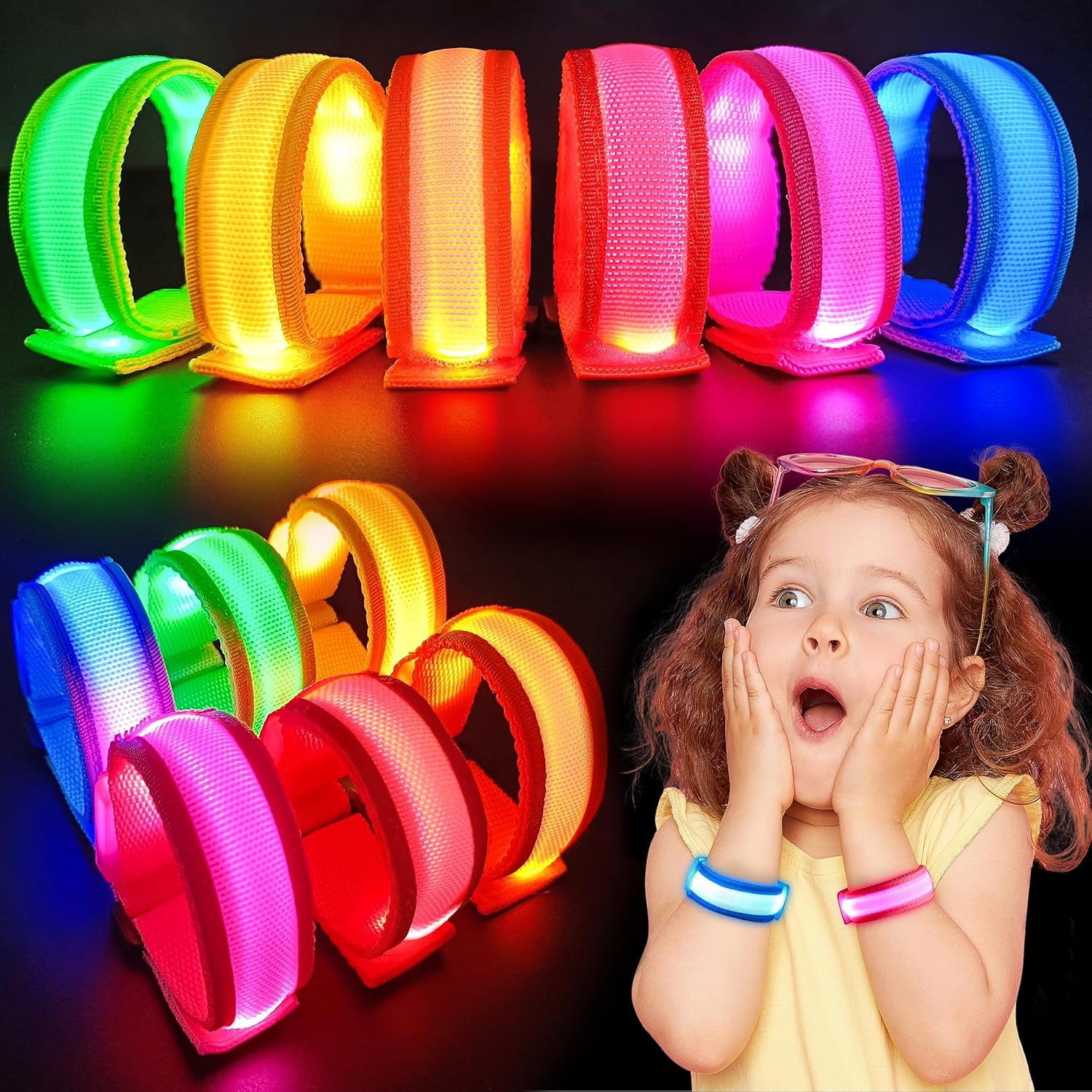 Neon Nylon LED Light Up Bracelet 2