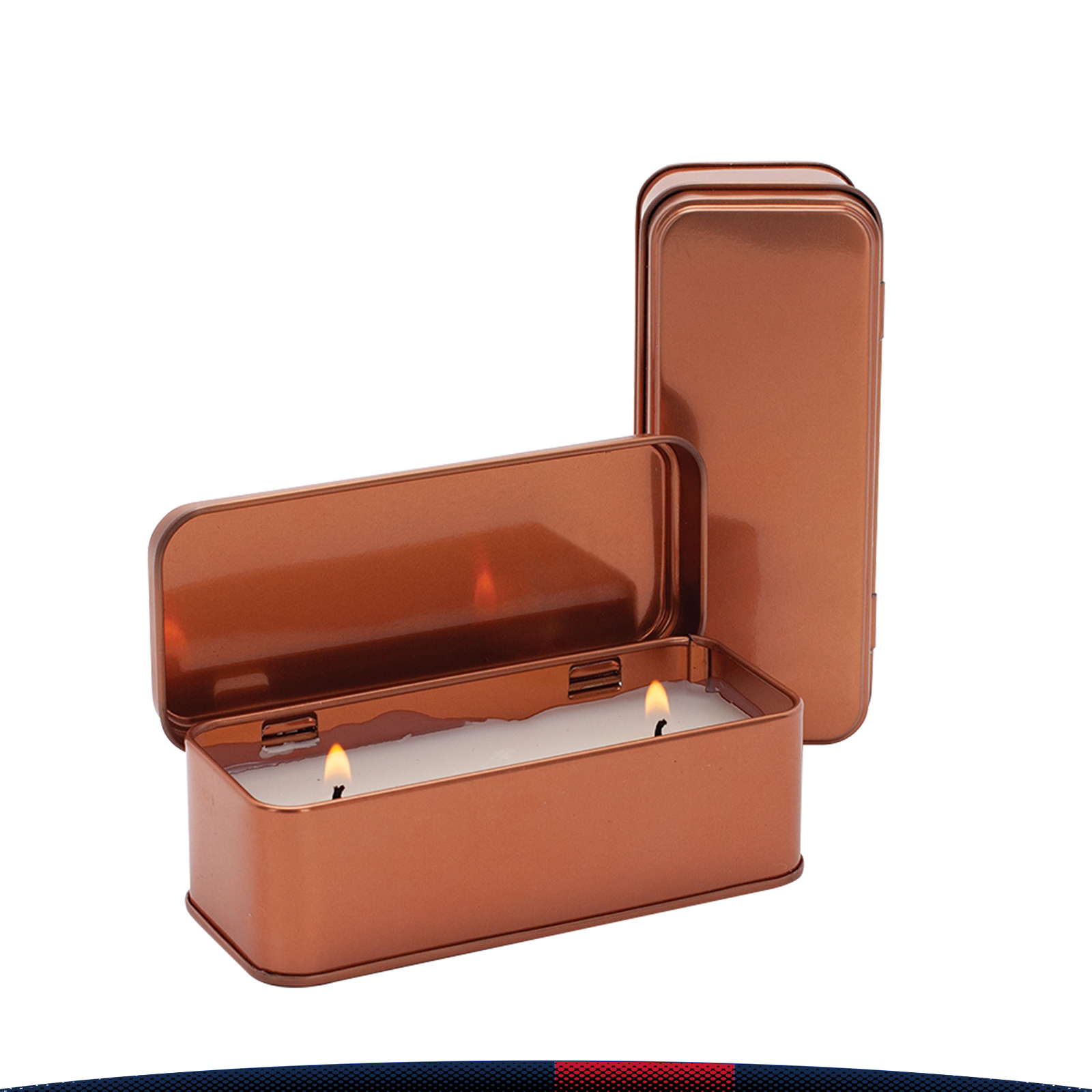 2.25 oz. Delphia Scented Copper Rectangular Candle 6