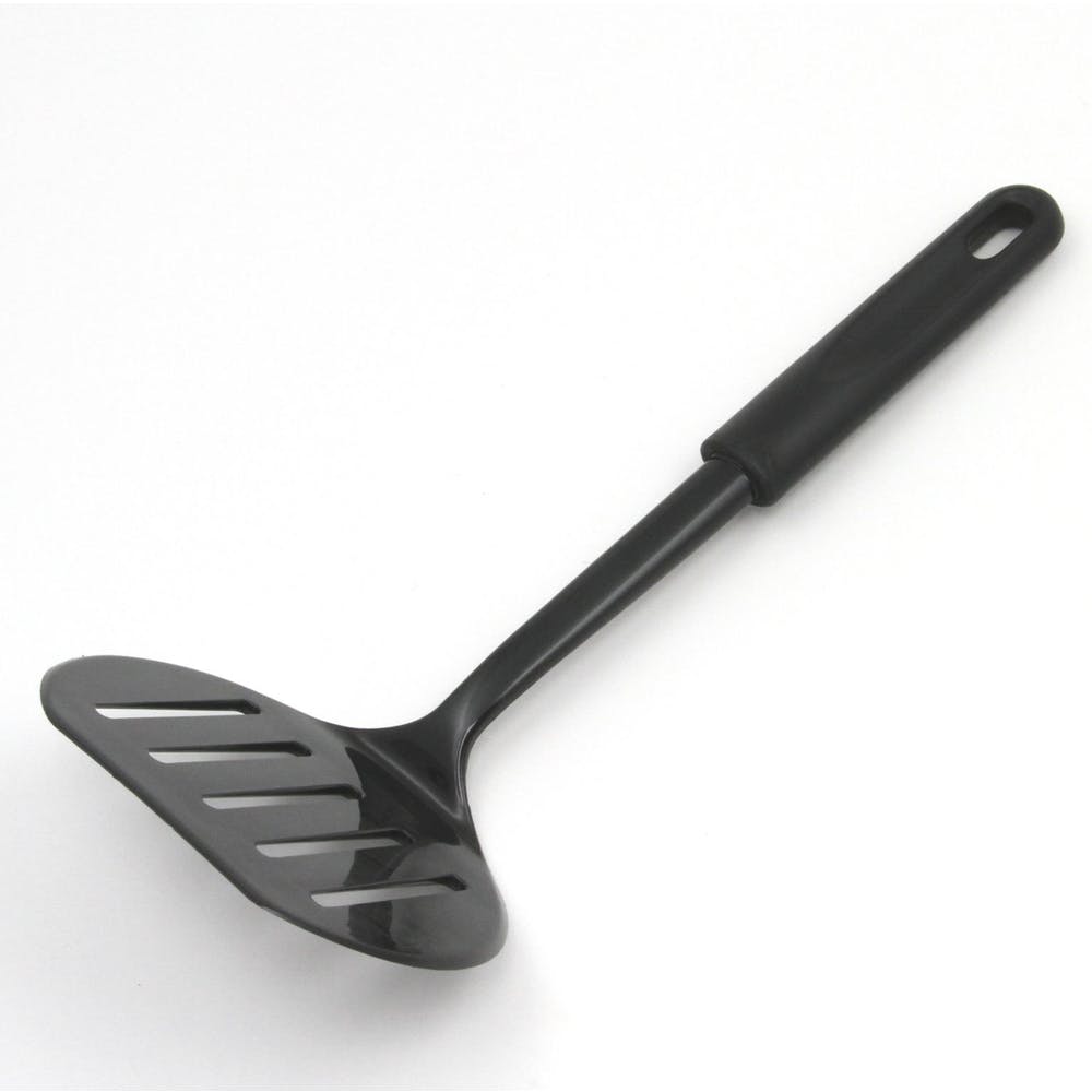 Jumbo Slotted Turners - Nylon Black 11.5" 2
