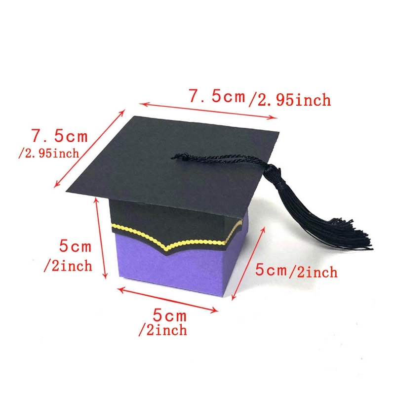Graduaction Cap Shaped Paper Candy Box 3