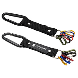 Aluminum Carabiner Strap with Color-Code Key Clips 5