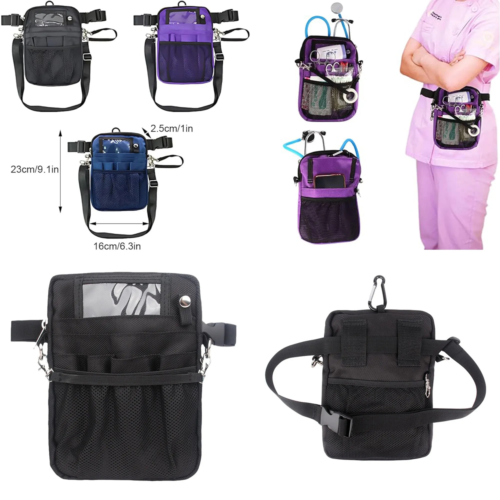 Multi Compartment Nurse Fanny Pack 3