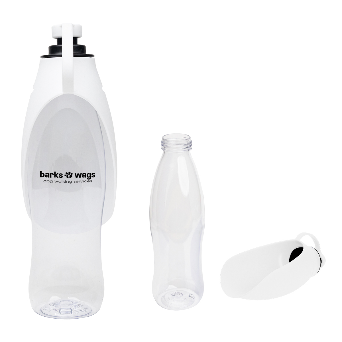 21 Oz. Recycled Pet Water Bottle & Dispensing Bowl 10
