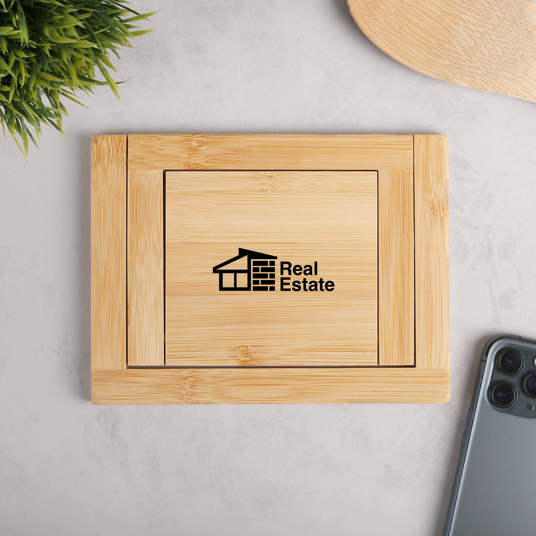 Chun Bamboo Kitchen Trivet/Phone Holder-Beacon