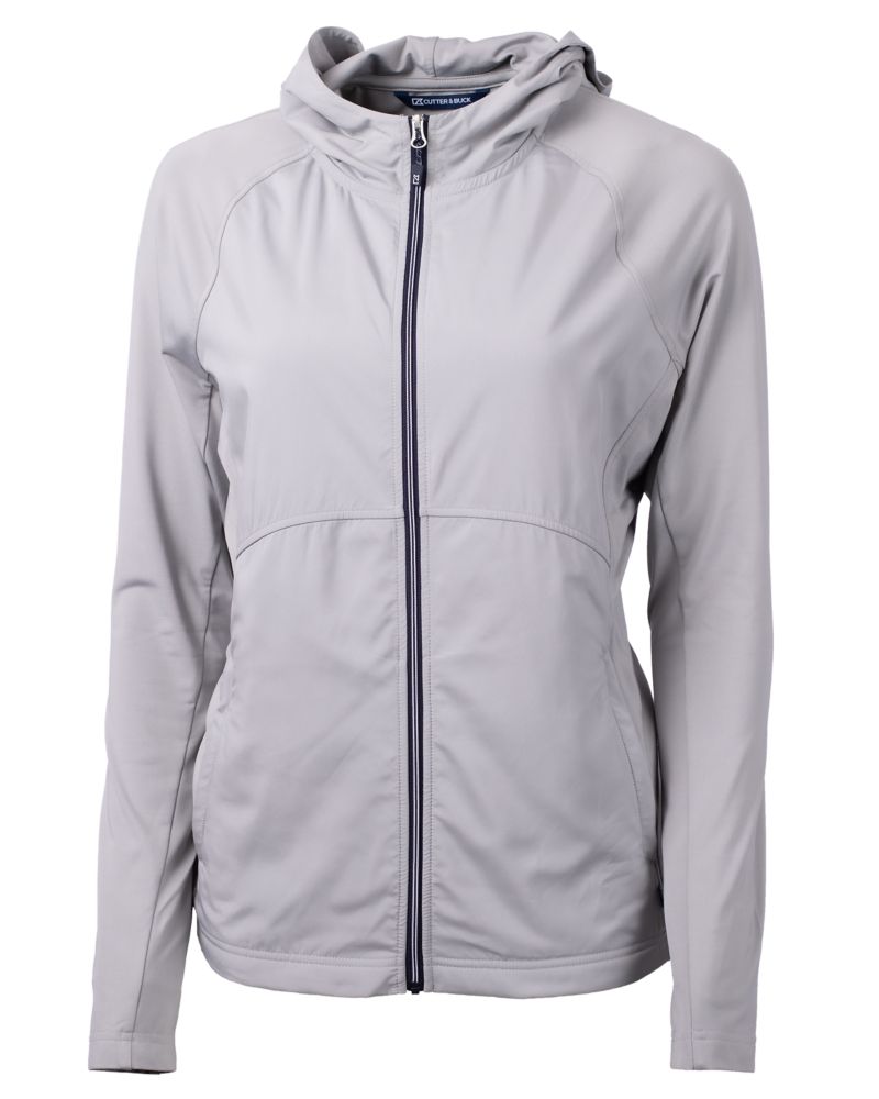 Cutter & Buck Adapt Recycled Soft Knit Stretch Womens Hybrid Full Zip Jacket 47