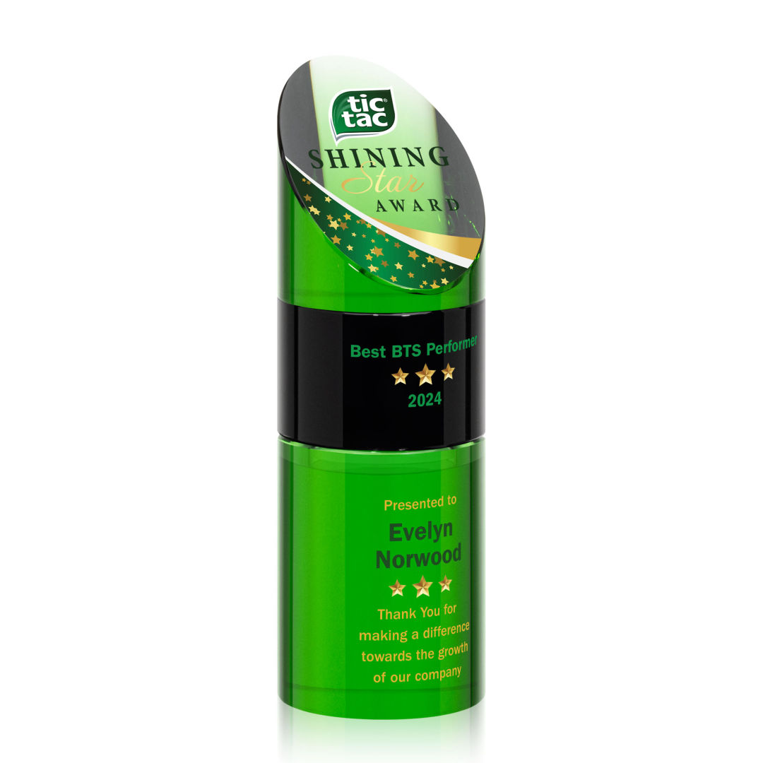 Atlantis Stacker VividPrint™ Award -  Green 14