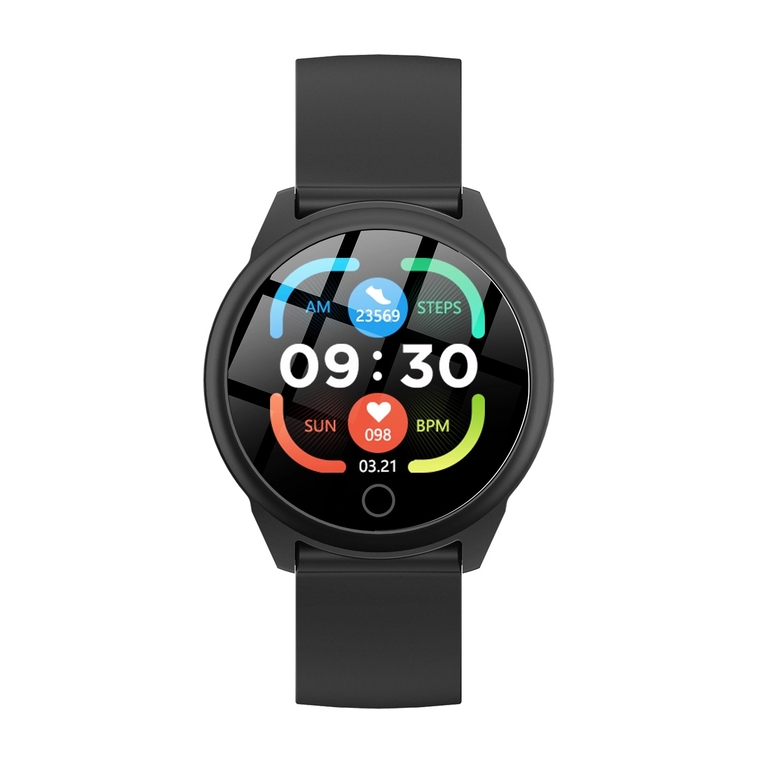 W8 Smart Watch Bracelet with Silicone Strap 4