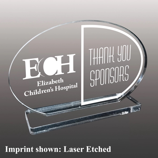 Acrylic Stock Award - Laser Etched