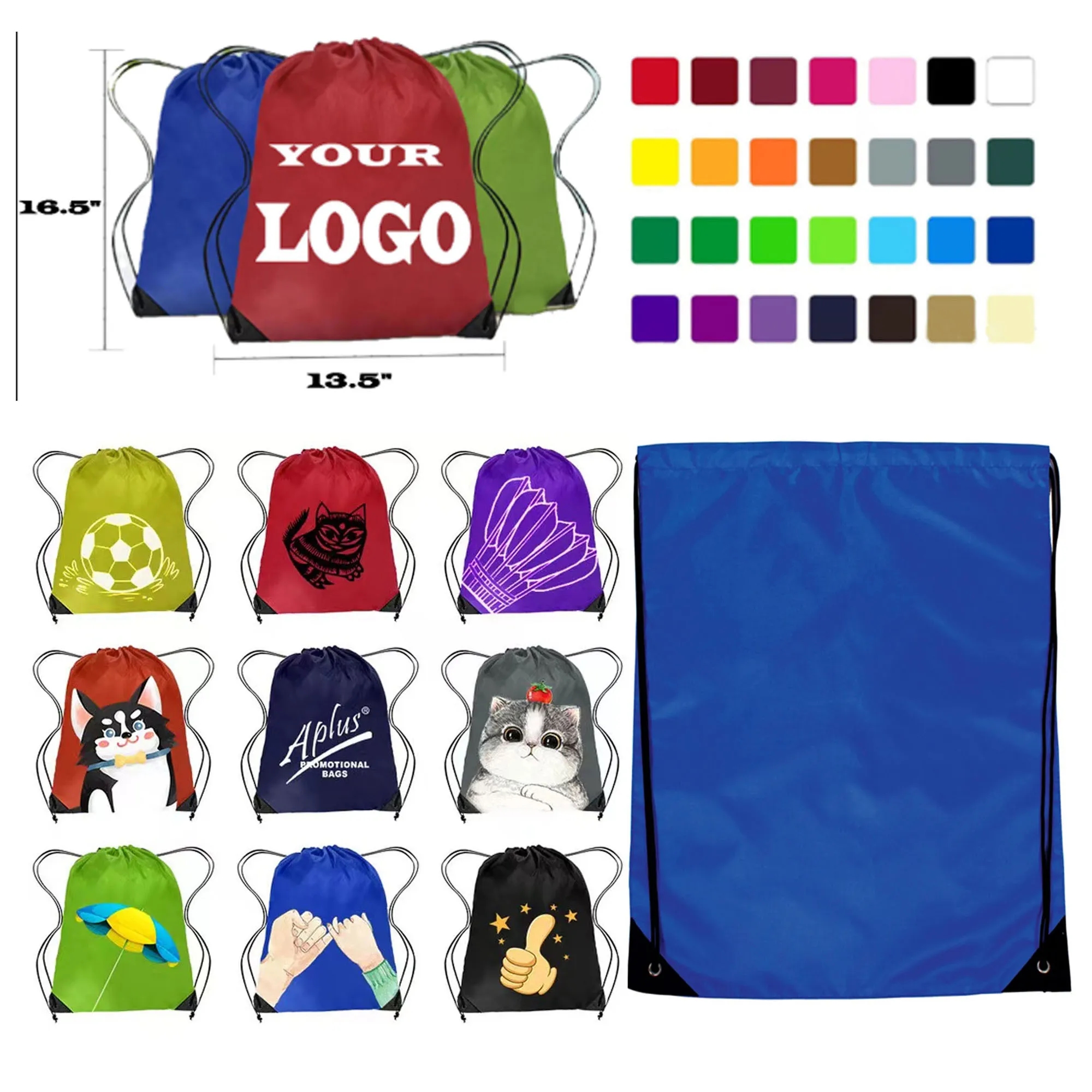 Non-Woven Drawstring Backpack 2