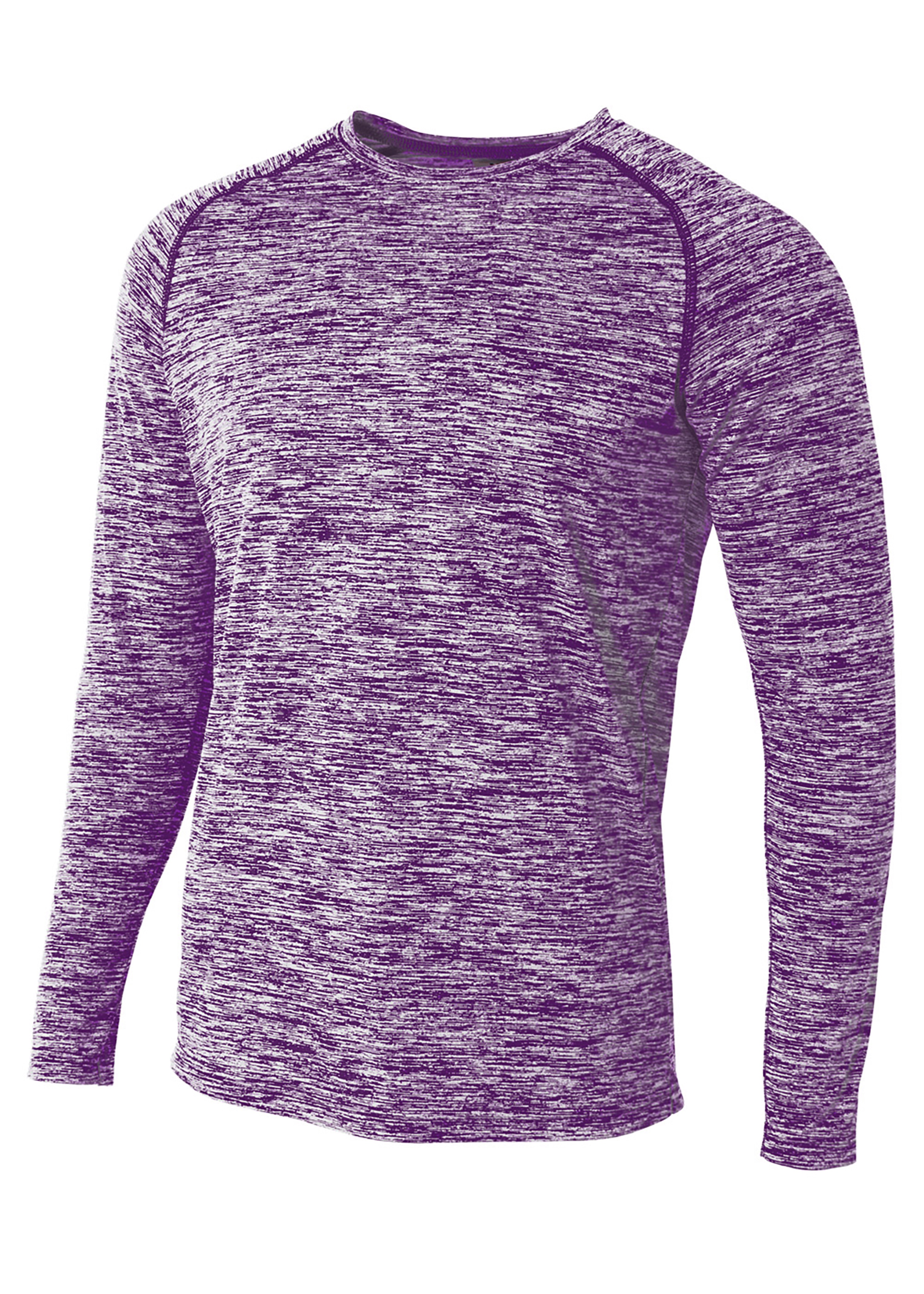 A4 Long Sleeve Raglan Space Dye 8