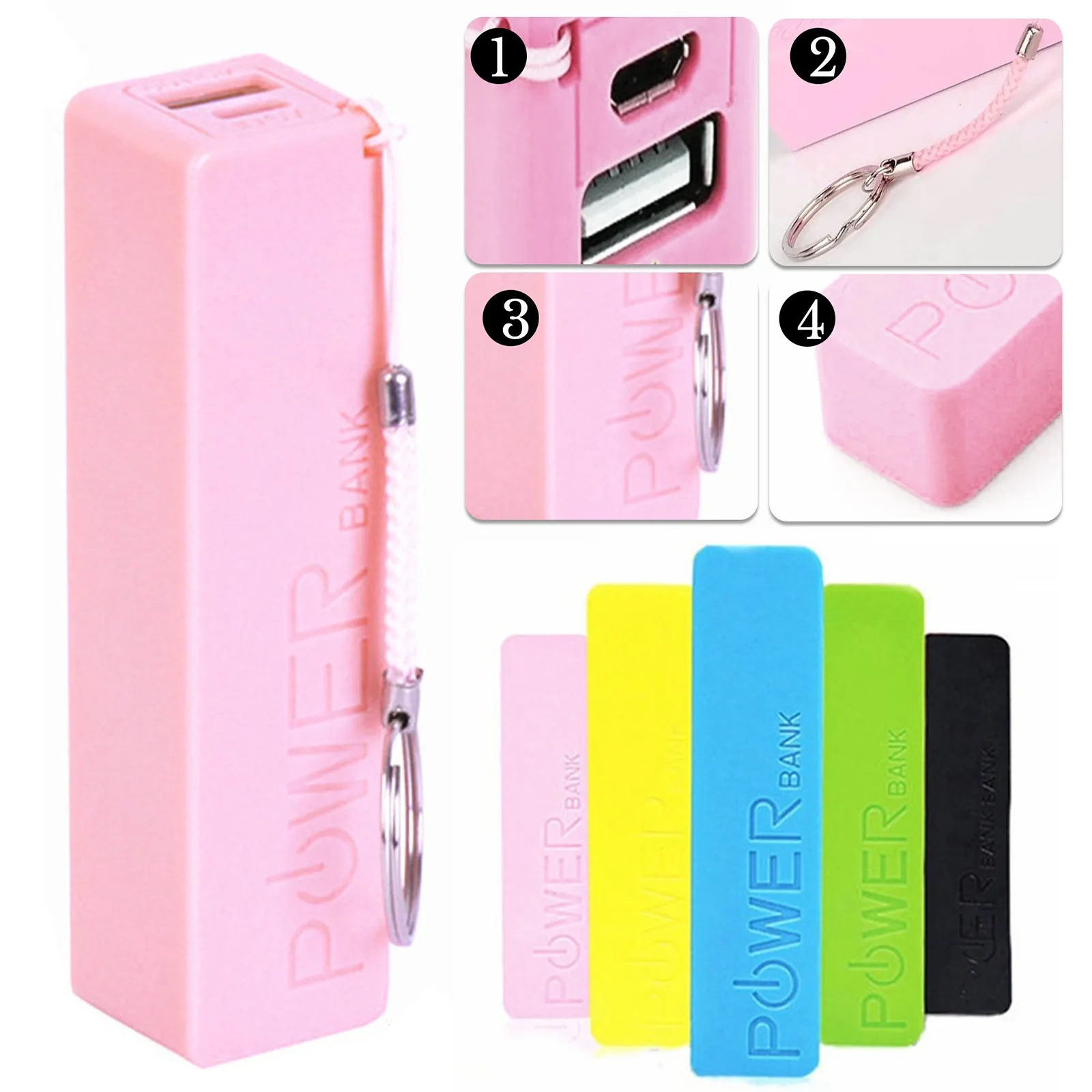 2600mAh Mobile Power Supply with USB 5