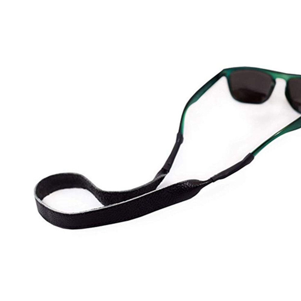 Leather Eyewear Retainer, promotional clip with logo imprint 2
