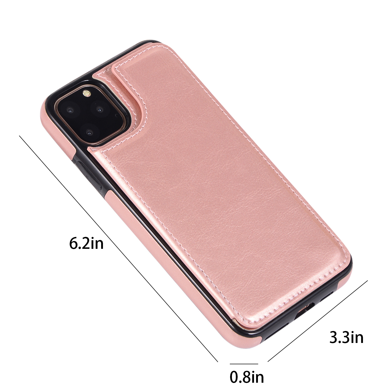 iPhone Wallet Case with Card Holder, PU Leather 5