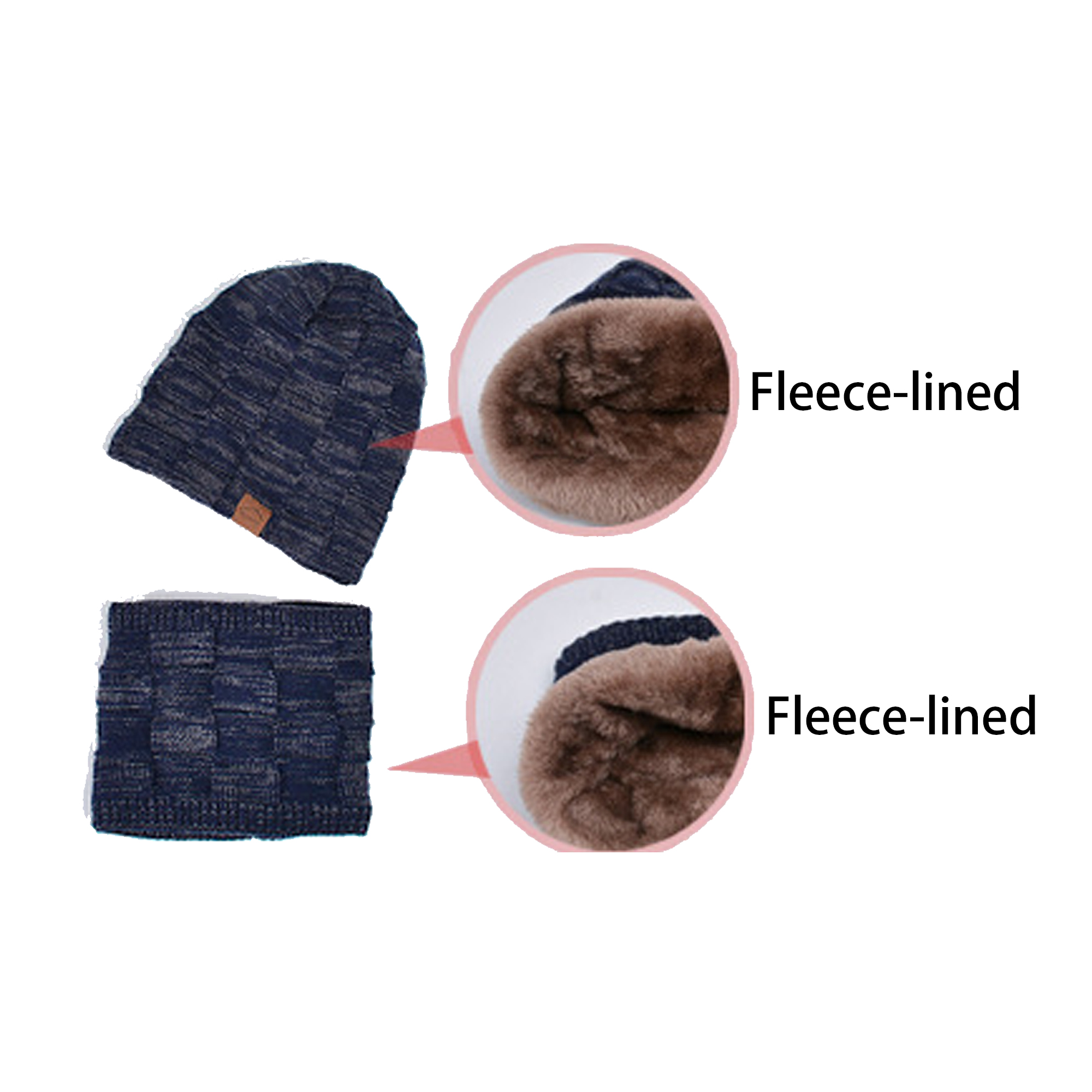 Two-Piece Set: Hat and Scarf 3