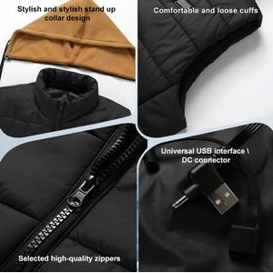 15 Zones Color Changing Hat Heated Vest Jackets 3