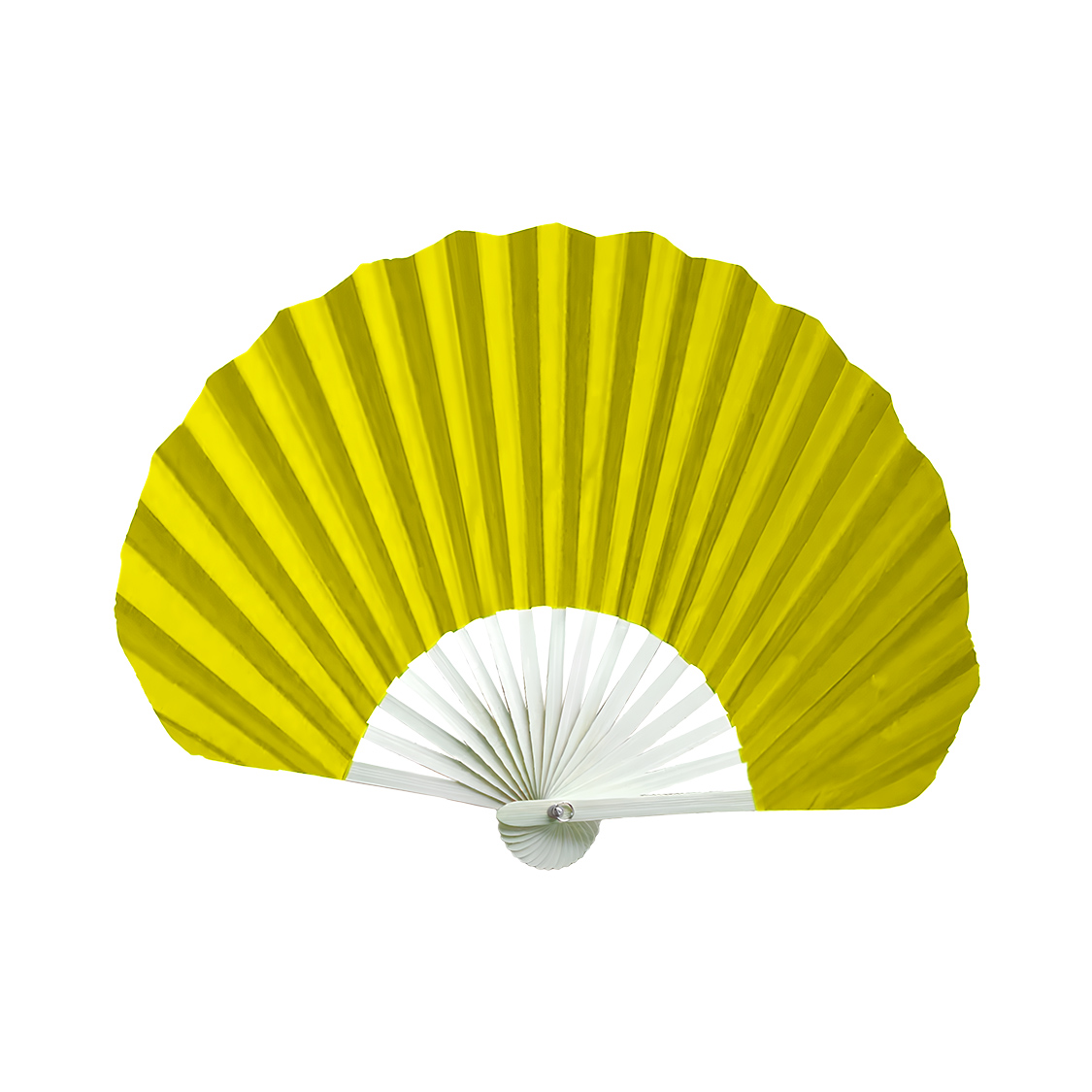 Bamboo Summer Folding Hand Fan - Satin Cloth 16