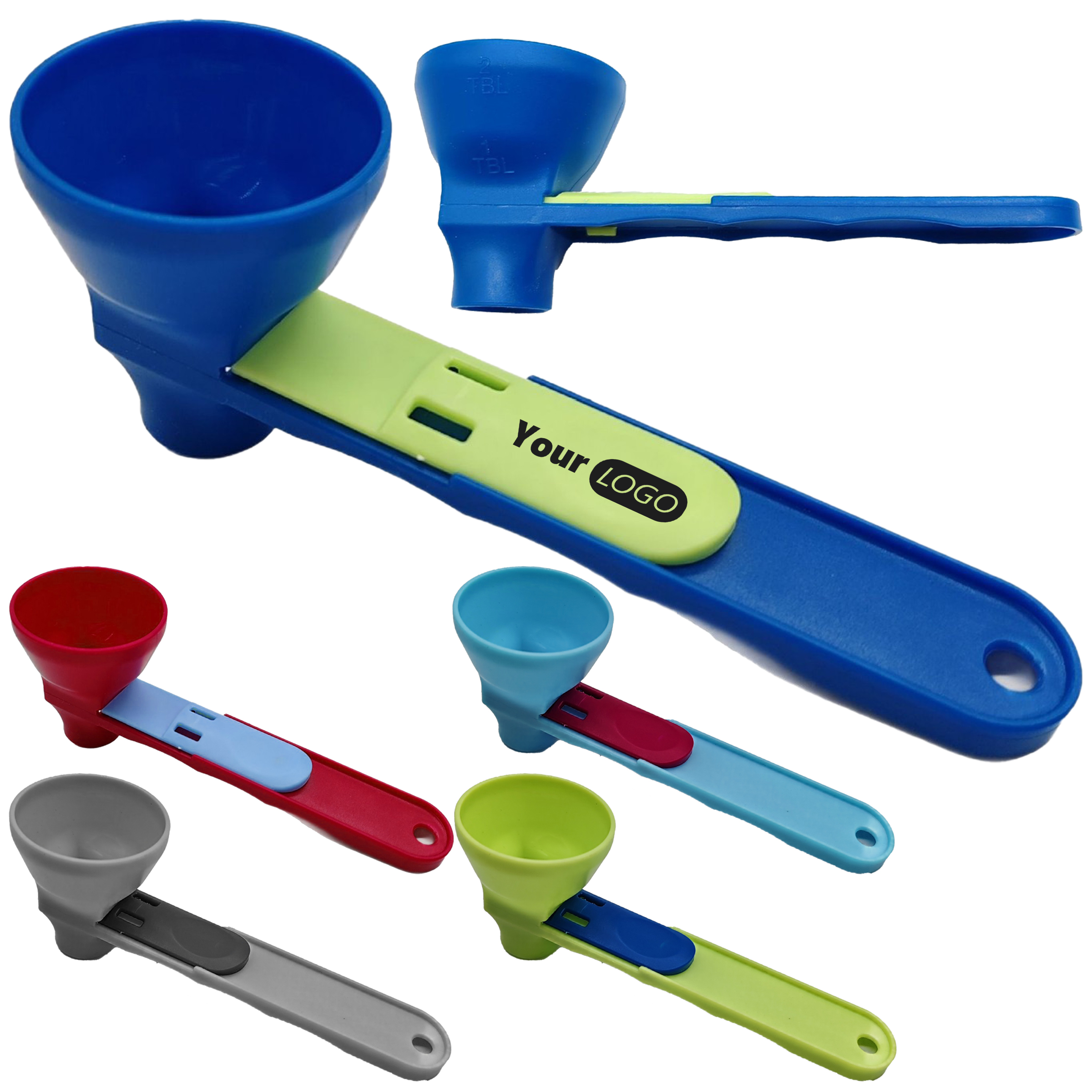 Abs Sports Exercise Funnel Measuring Spoon 6