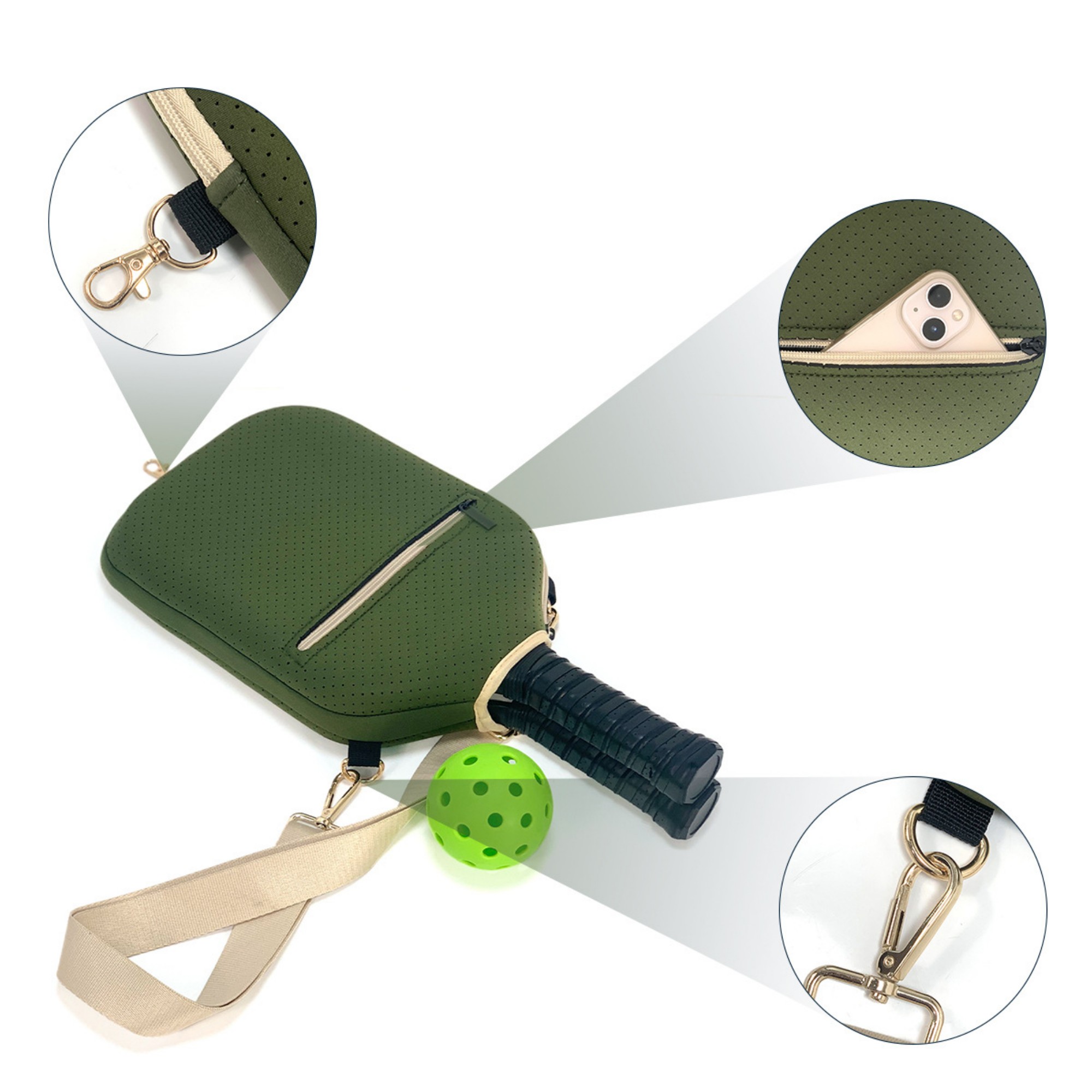 Pickleball Paddle Cover 3