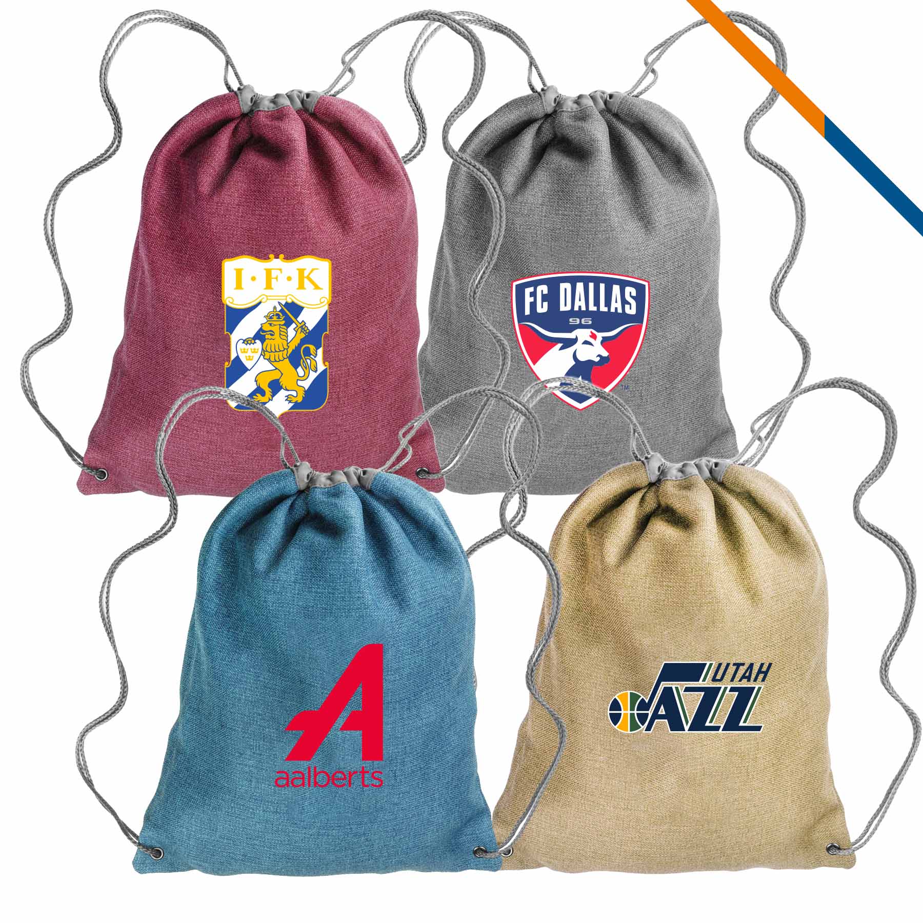 Verda Linen Drawstring Bags 1