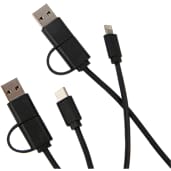 Dual Power Long Charging Cable Kit 16