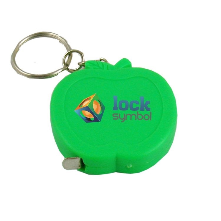 Apple Tape Measure w/key chain(Key Chain, Keychain, Key tag, Tape Measure, Tools)- Close out 4
