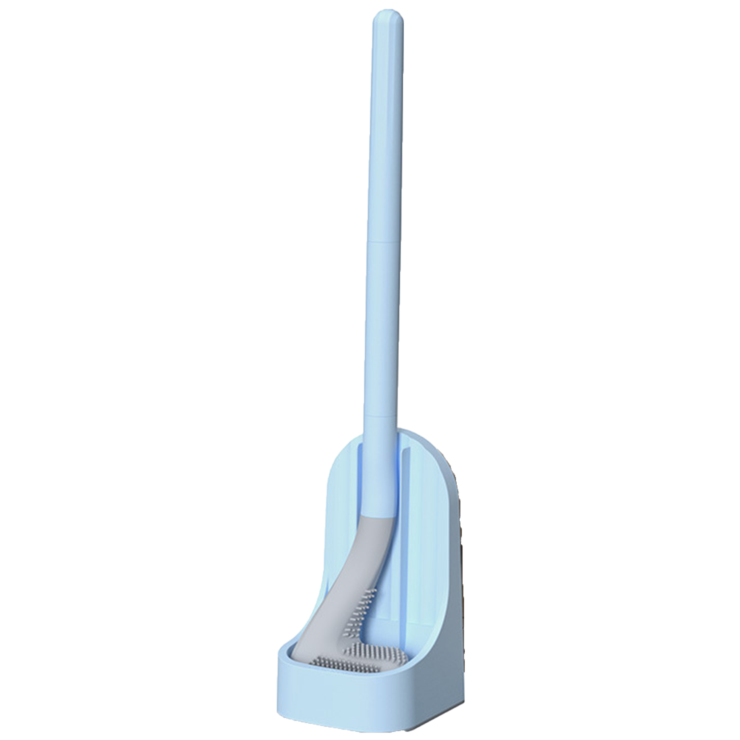 Plastic Long Handle Toilet Cleaning Brush With Base 7