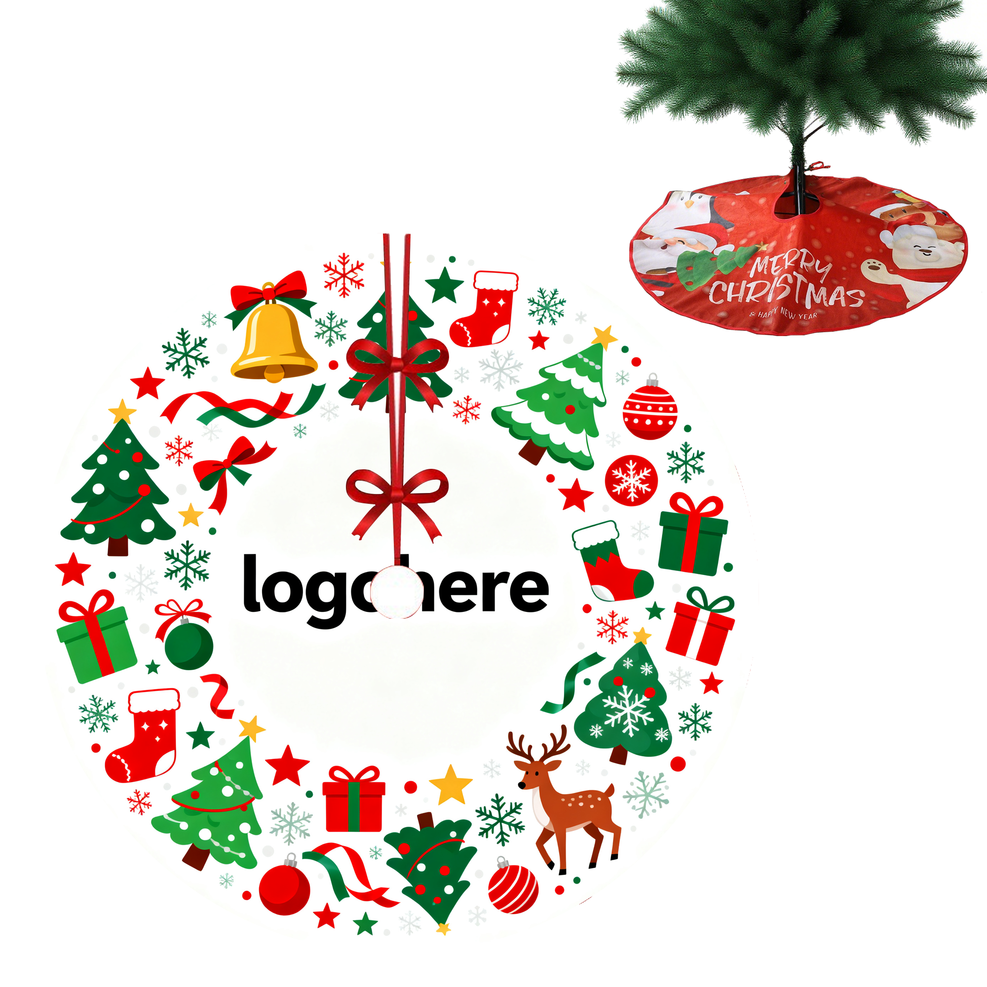 Decorative Christmas Tree Mat 4