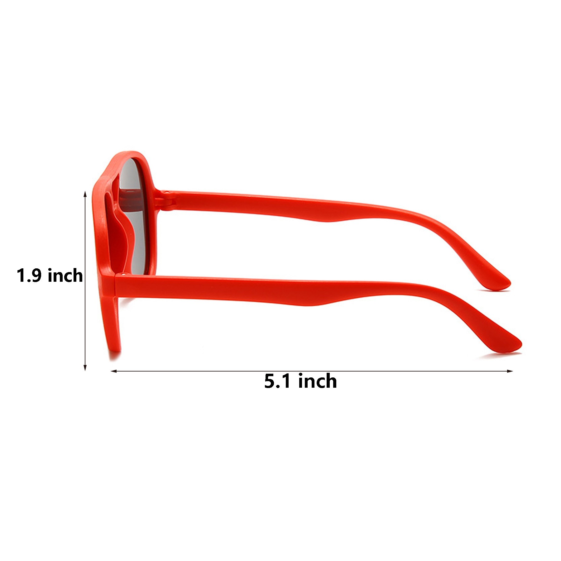 Rubber Frame Sunglasses 2