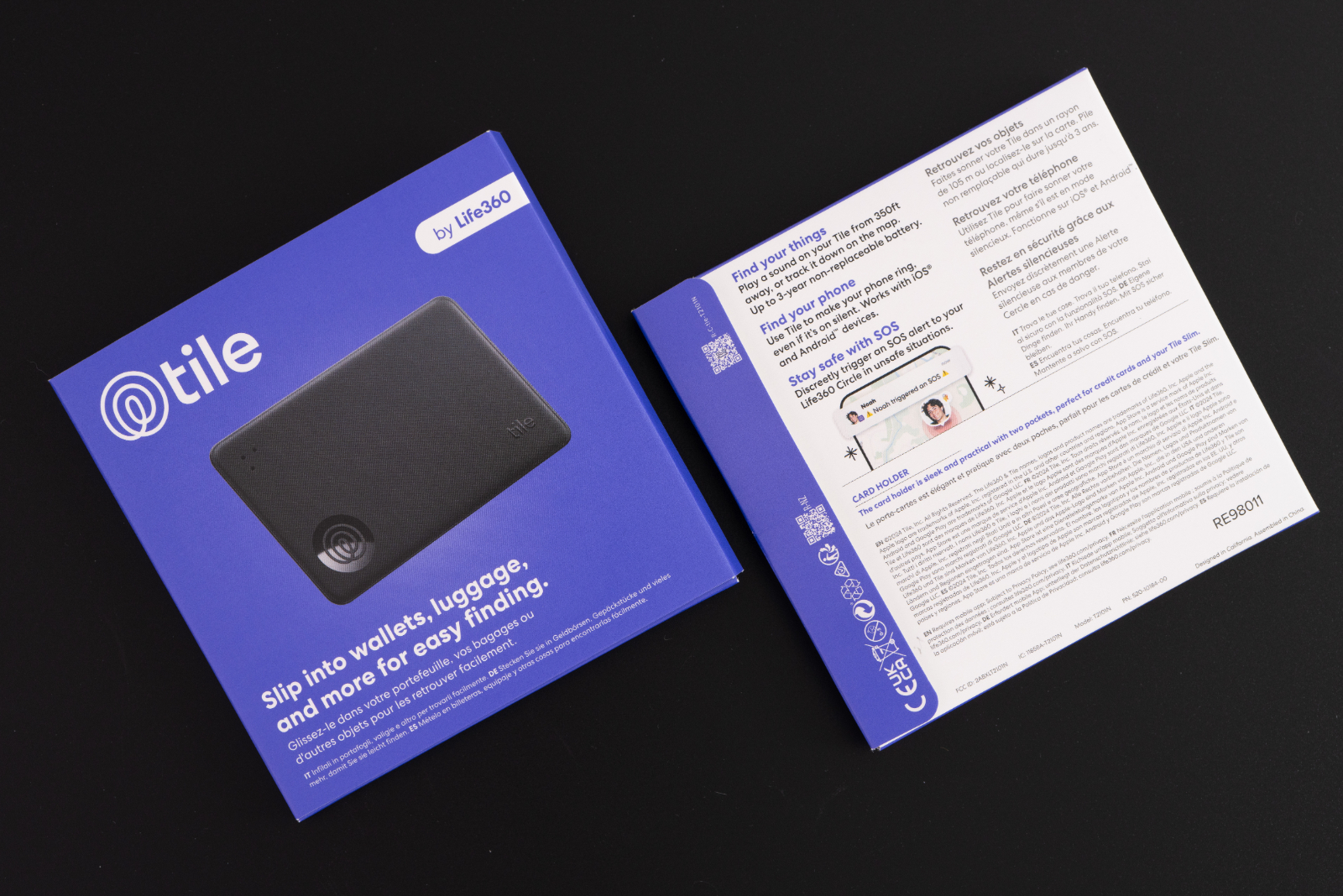 New Tile Slim with Vegan Leather Card Holder 4