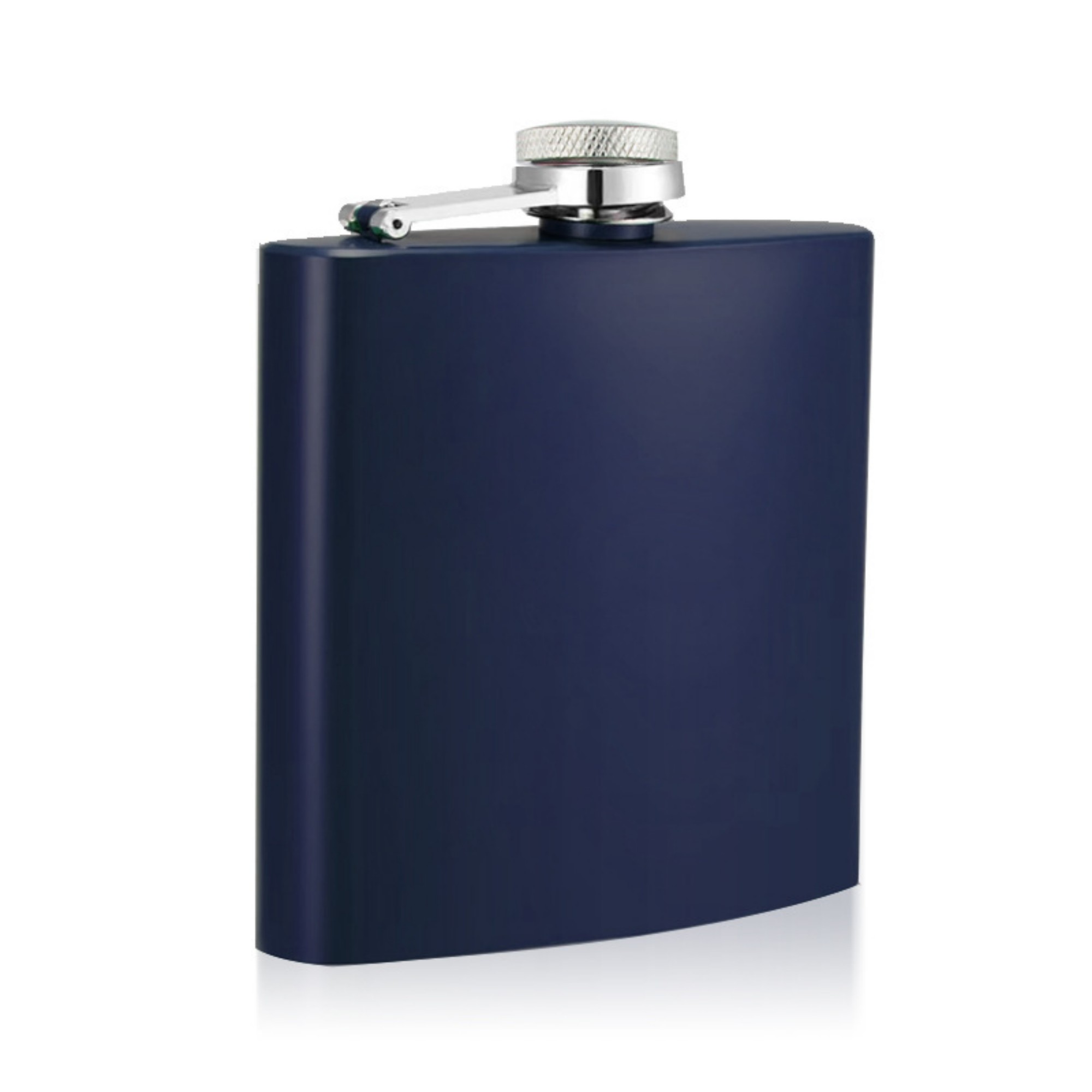 Stainless Steel Pocket Flask With Captive Top 6 Oz 10