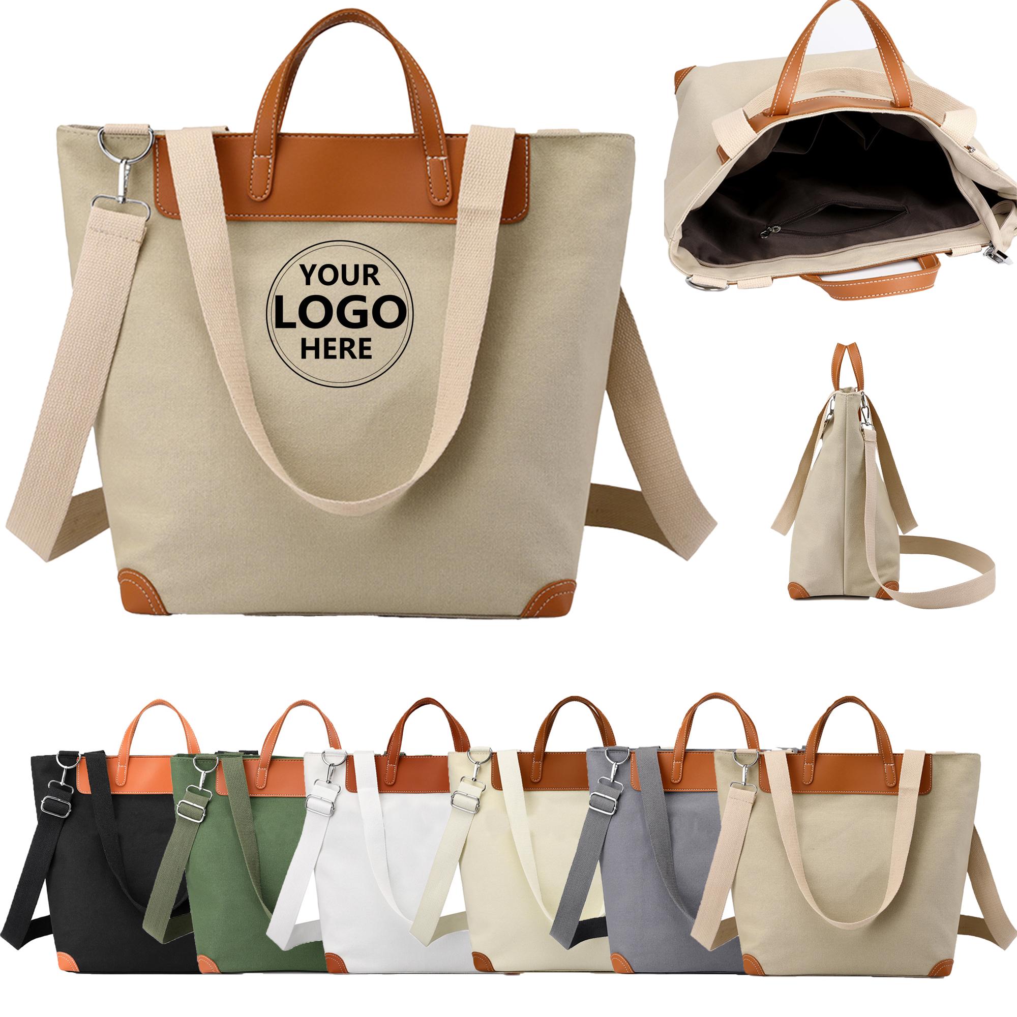 Canvas Tote Bag, custom tote bag with logo imprint 2