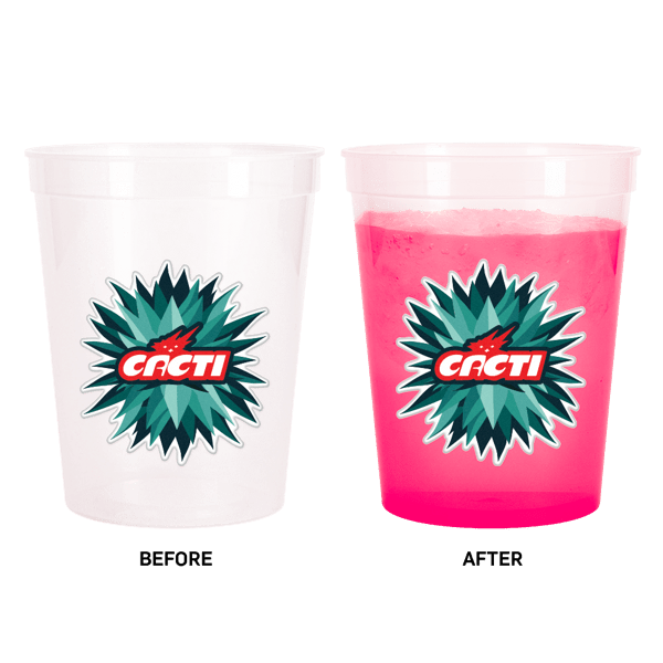 16 oz Color Changing Stadium Cup 9