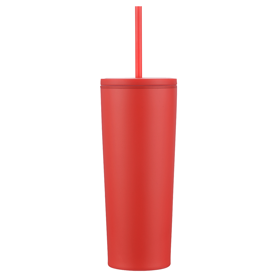 EcoSip 24oz Double Wall Tumbler with Leak-Proof Straw 6