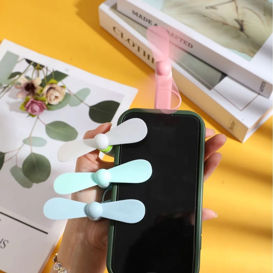 2-in-1 Portable USB Cellphone Fan 5