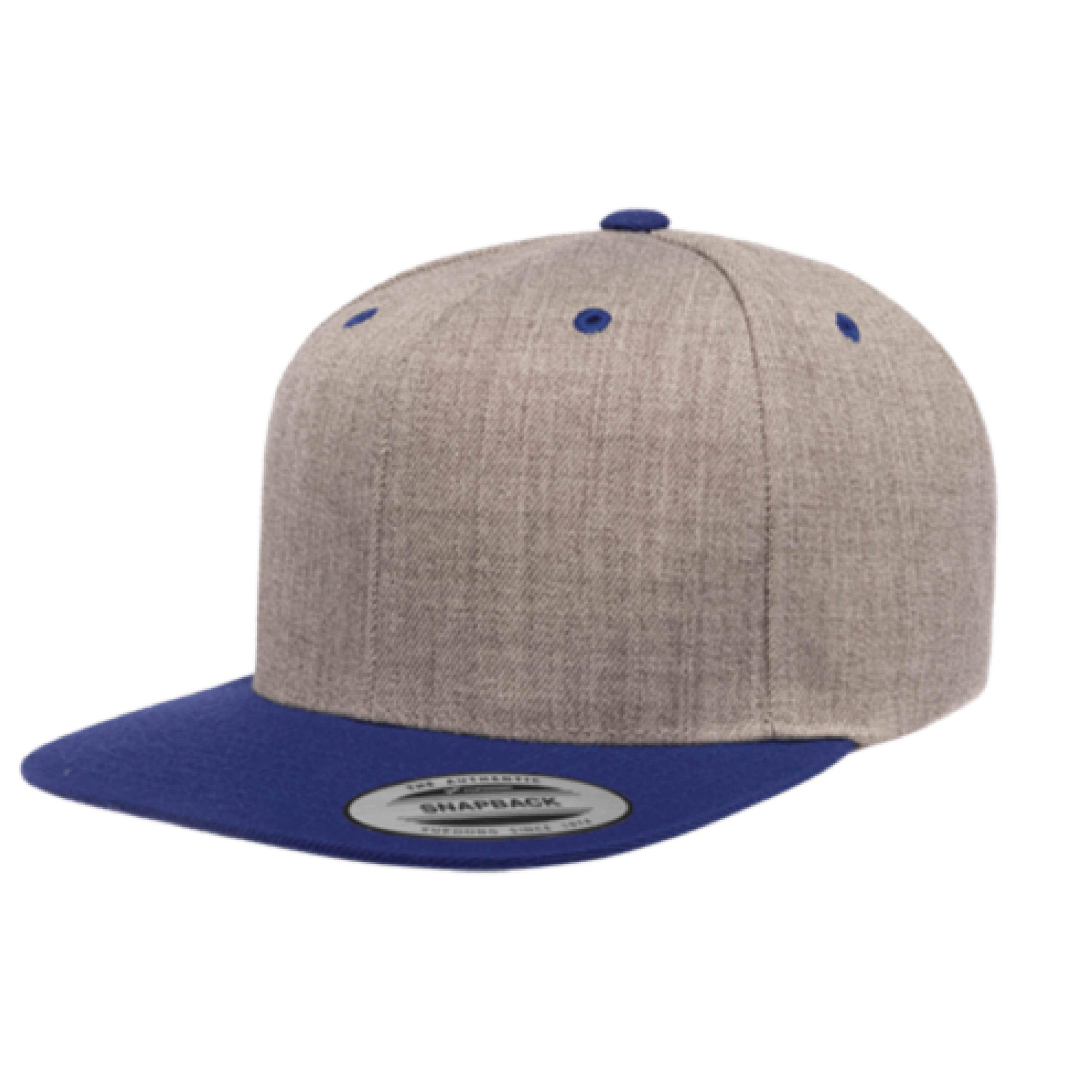 Yupoong 6089M YP Classics Premium Flat Bill Snapback Hat with Embroidery 24