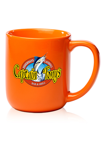 16 oz. Vibrant Color Glossy Ceramic Mugs 18