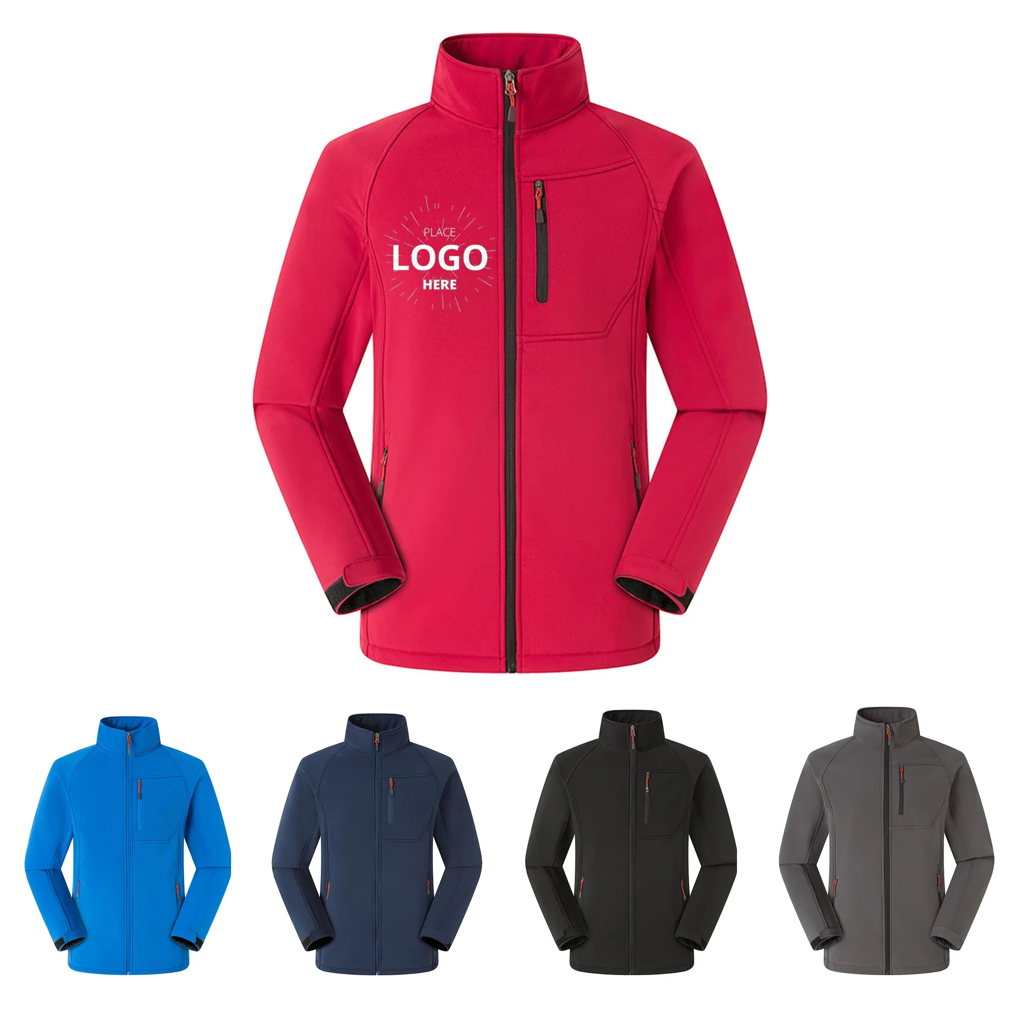 Unisex Polyester Performance Soft Shell Outerwear Jacket 1