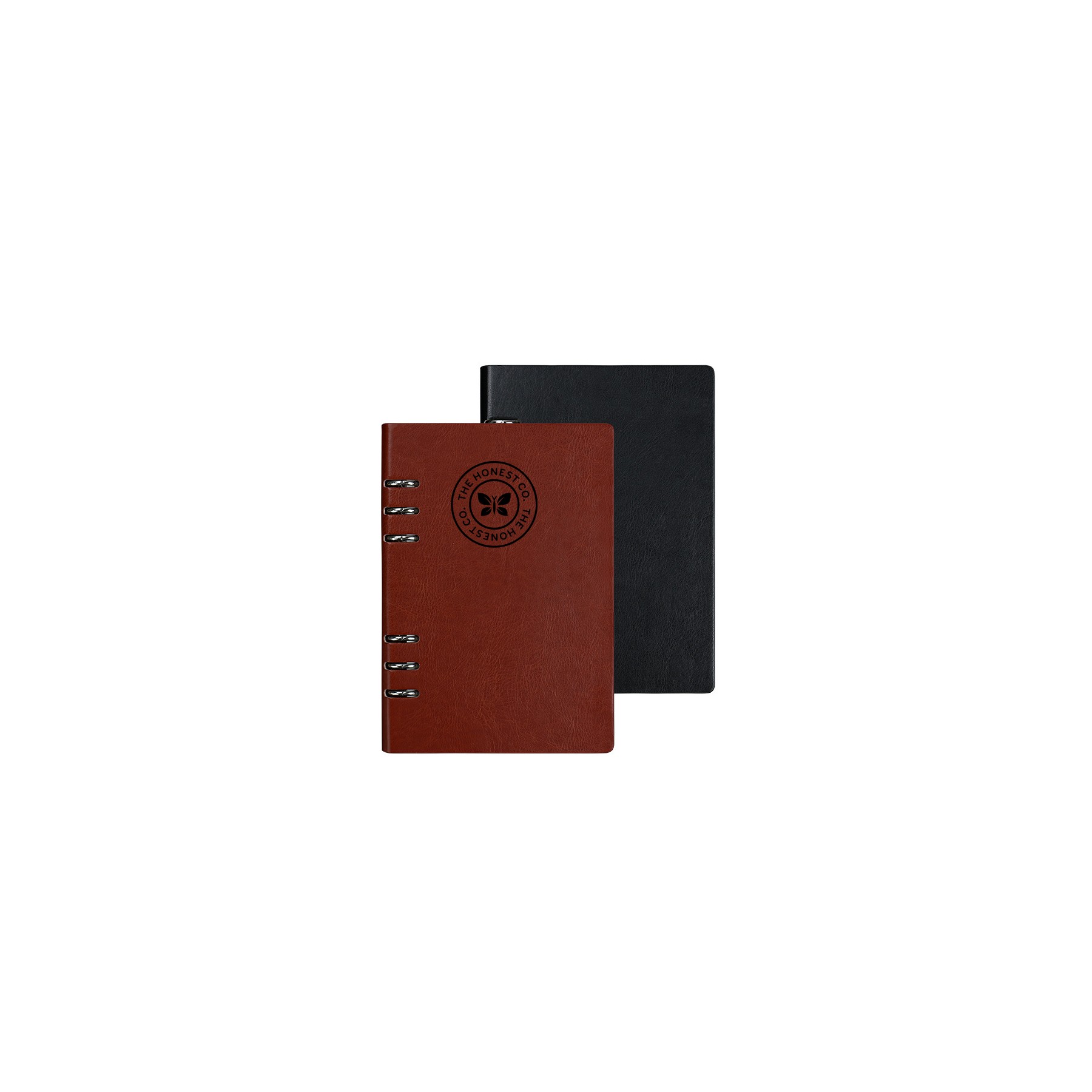 A5 Soft PU Leather Spiral Journal Leafllet Notebook 2