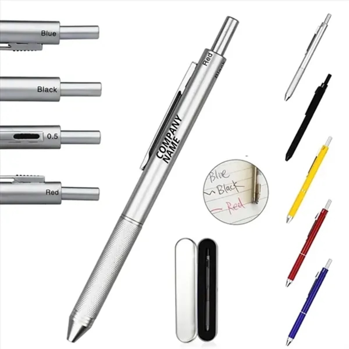 4 in 1 Multicolor Mechanical Ballpoint Pen 1
