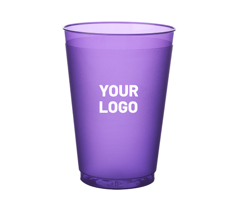 Flexible Frosted Stadium Plastic Cup, 12 oz. 4