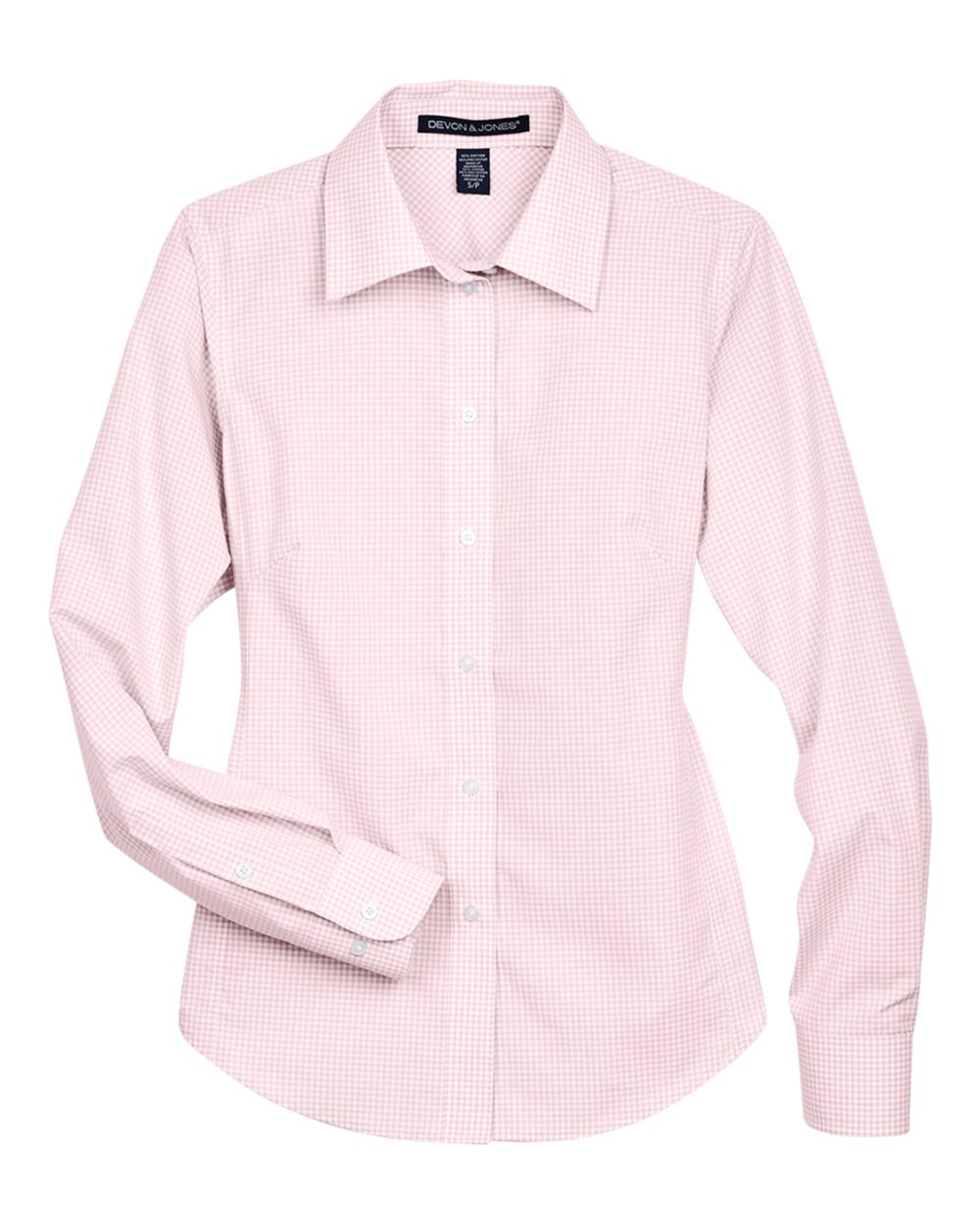 Women's Crown Collection® Gingham Check Woven Dress Shirt - D640W 19