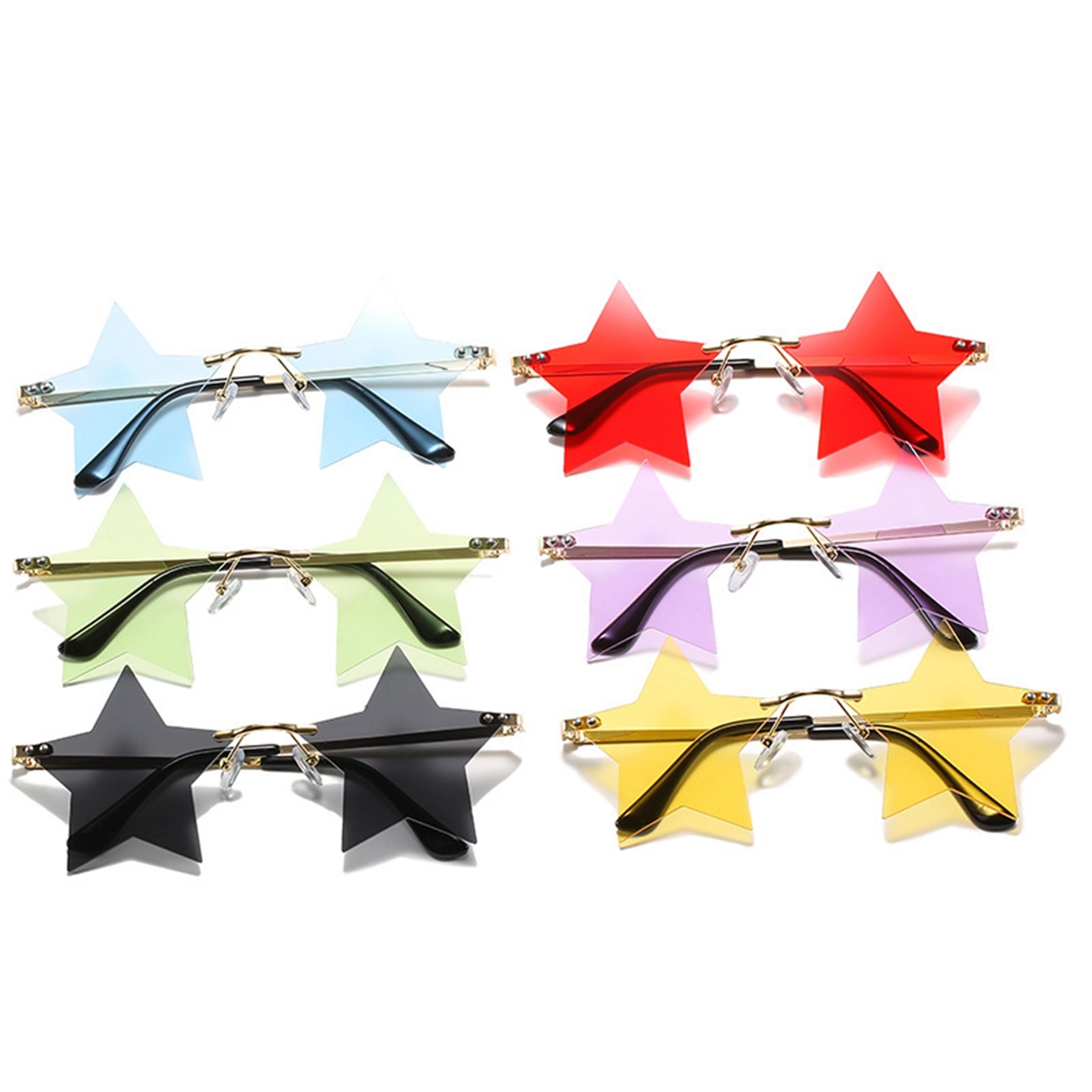 Rimless Star shape Sunglasses 10