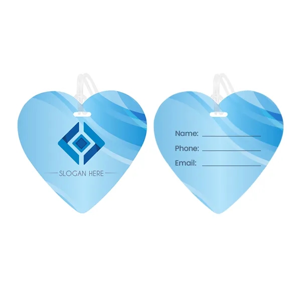 Heart-Shaped Luggage Tags With Strap 10