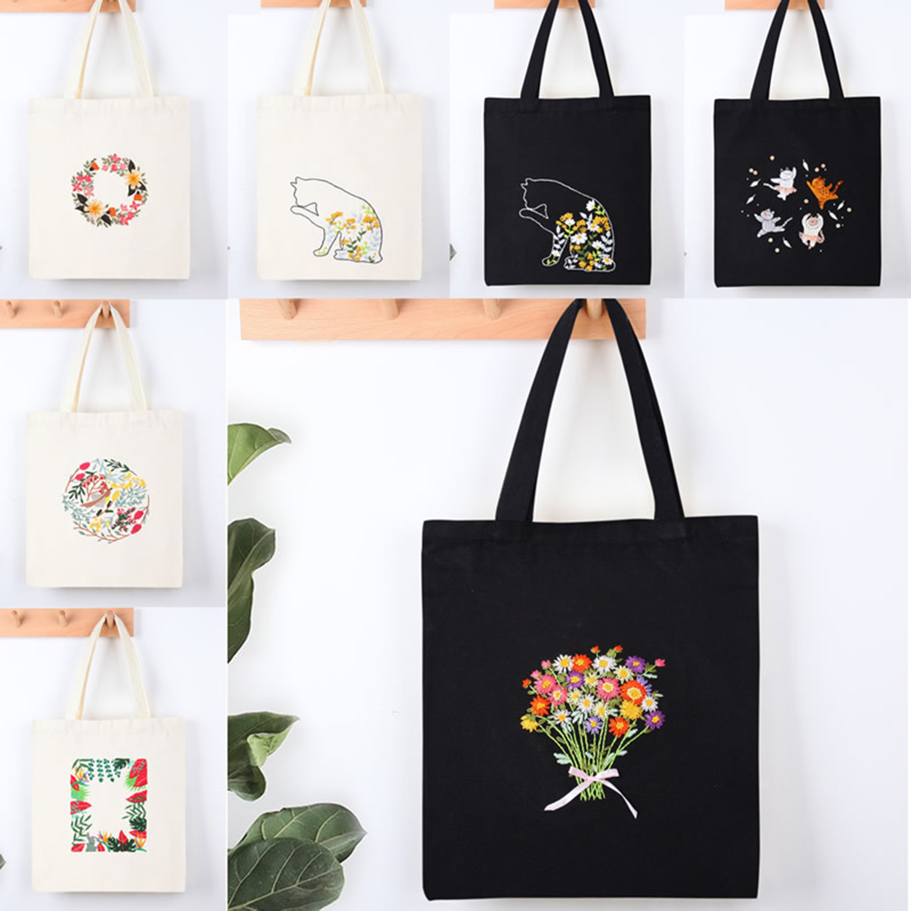 Cotton Fiber Tote Bags, custom tote bag with logo imprint 2