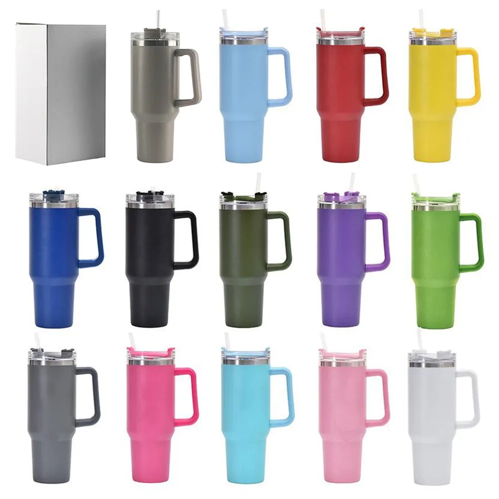 Vacuum Mug with Straw - 40 oz 2