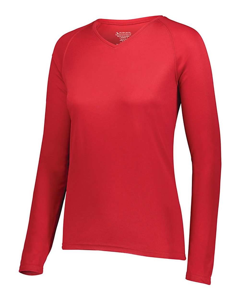 Women's Attain Wicking Long Sleeve V-Neck T-Shirt - 2797 21