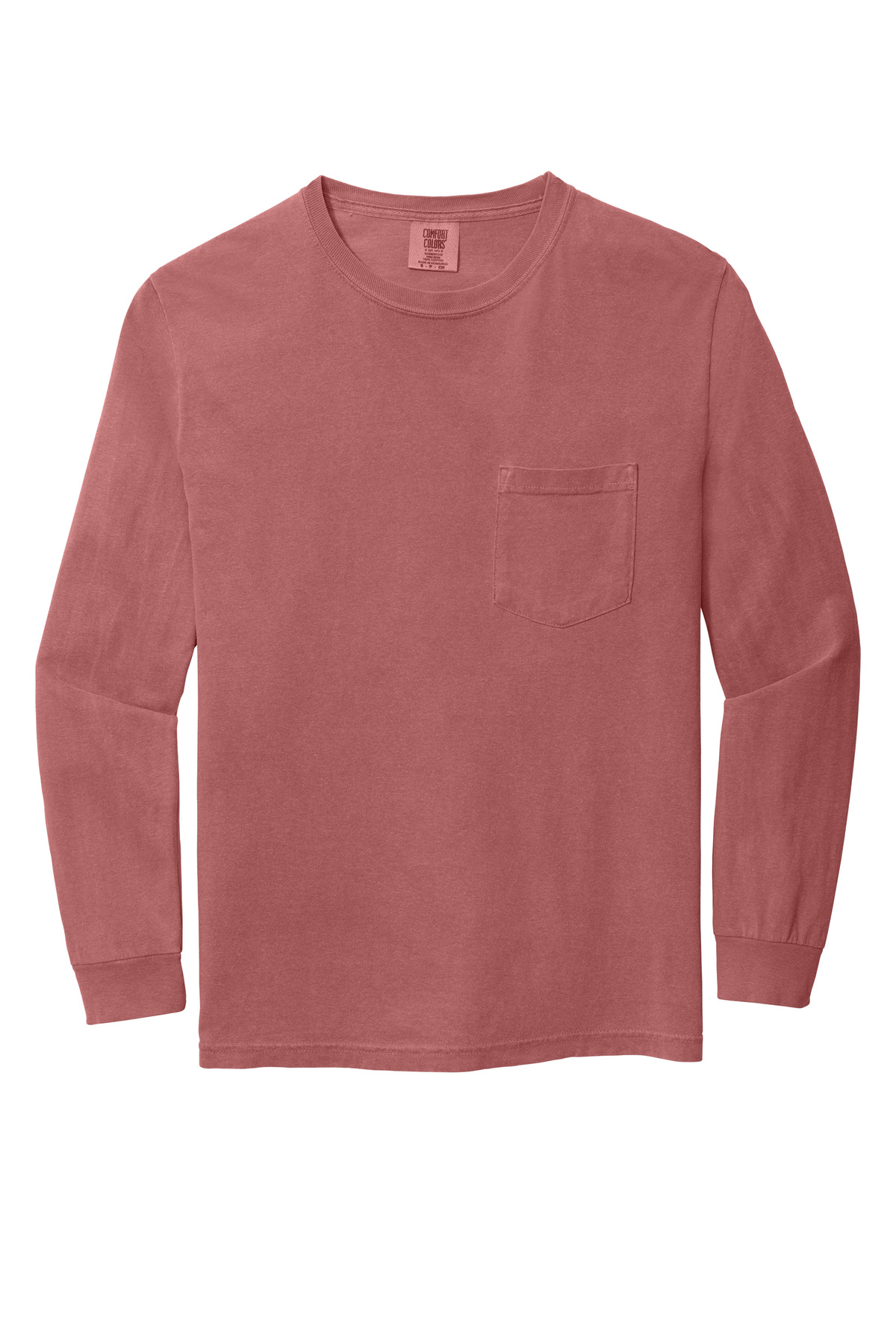 COMFORT COLORS Heavyweight Ring Spun Long Sleeve Pocket Tee. 4410 129